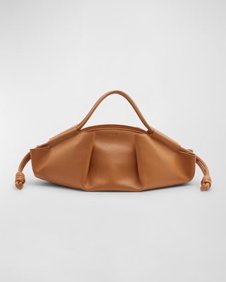 Paseo Long Leather Top-Handle Bag