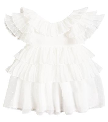 Patachou Baby tiered ruffled tulle dress