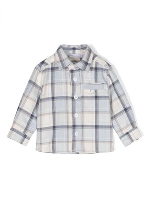 Patachou checkered cotton shirt - Neutrals