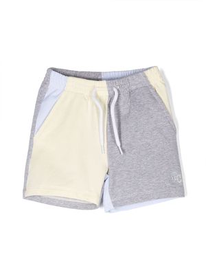 Patachou colour-block panel shorts - Yellow