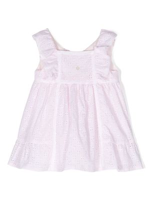 Patachou embroidered sleeveless dress - Pink