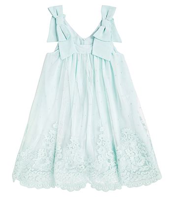 Patachou Embroidered tulle dress