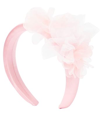 Patachou Floral-appliqué headband