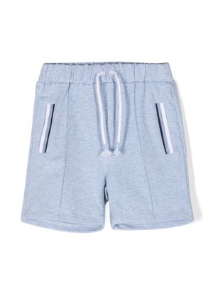 Patachou indigo casual cotton shorts - Blue
