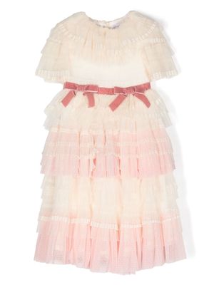 Patachou lace haute couture dress - Pink