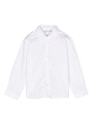 Patachou long-sleeve cotton shirt - White