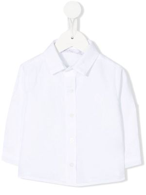 Patachou long-sleeve linen shirt - White