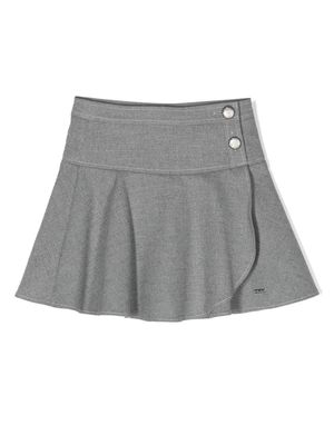 Patachou pleated flannel skirt - Grey