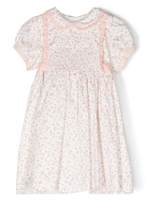 Patachou ruffled-detailing dress - White