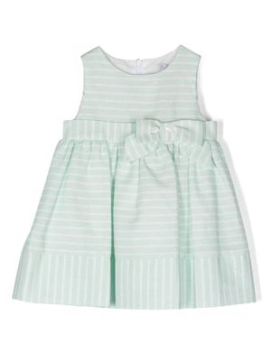 Patachou stripe-print sleeveless dress - Green
