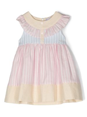 Patachou stripe-print sleeveless dress - Pink