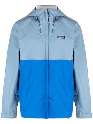 Patagonia long-sleeve recycled nylon coat - Blue