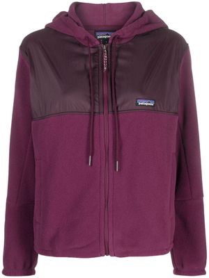 Patagonia Microdini fleece zip-up hoodie - Purple