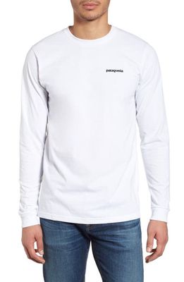 Patagonia Responsibili-Tee Long Sleeve T-Shirt in White