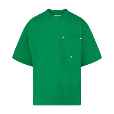 Patch-pocket jersey T-shirt