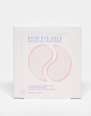 Patchology Serve Chilled Rose Eye Gel Patches 5 Pairs-No color