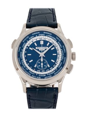 Patek Philippe 2019 pre-owned Complications World Time 39mm - Blue