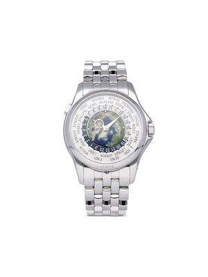 Patek Philippe 2020 pre-owned World Time 39.5mm - Silver