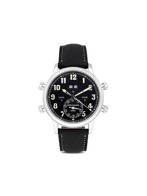 Patek Philippe 2021 pre-owned Grand Complication Alarm Travel Time 42mm - Black