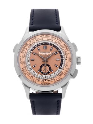 Patek Philippe 2023 pre-owned Complications World Time Flyback Chronograph 41mm - Purple