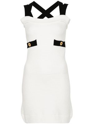 Patou 3D-knit sleeveless dress - White