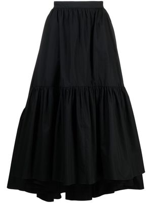 Patou asymmetric A-line skirt - Black