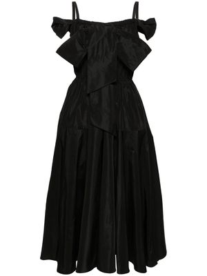 Patou Cocktail faille maxi dress - Black