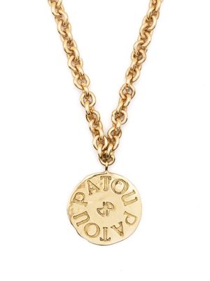 Patou coin pendant necklace - Gold