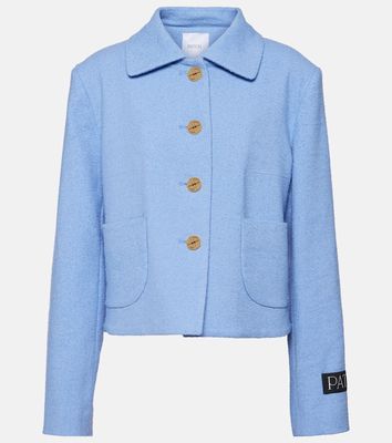 Patou Cotton and linen-blend jacket