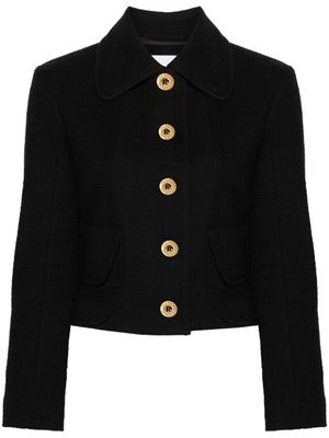Patou cropped tweed jacket - Black