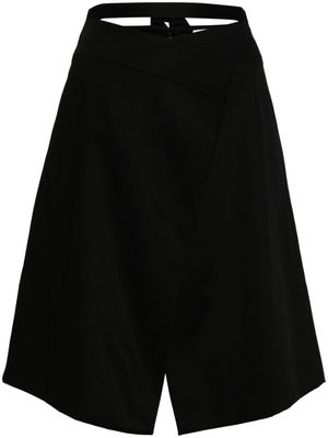 Patou cut-out high-waist skirt - Black
