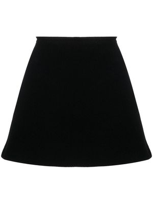 Patou high-waisted A-line miniskirt - Black