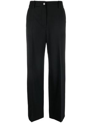 Patou high-waisted wide-leg trousers - Black