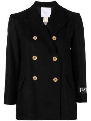 Patou Iconic double-breasted jacket - Black