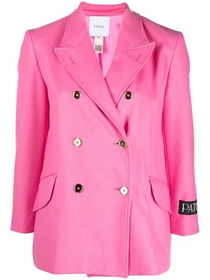 Patou Iconic double-breasted jacket - Pink