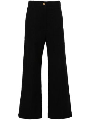Patou Iconic Long straight-leg trousers - Black