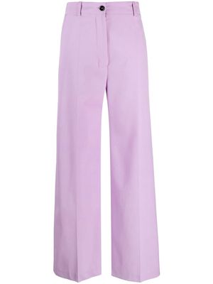Patou Iconic virgin-wool trousers - Purple