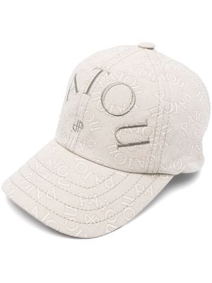 Patou jacquard-pattern baseball cap - Neutrals