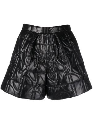 Patou JP quilted shorts - Black