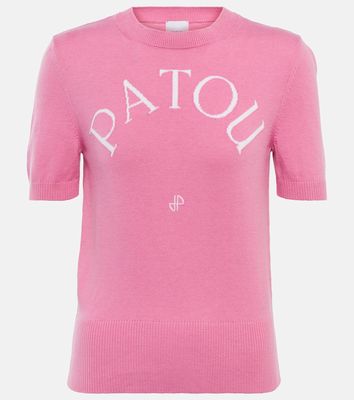 Patou Logo cotton-blend sweater