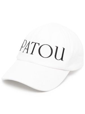Patou logo-embroidered baseball cap - White