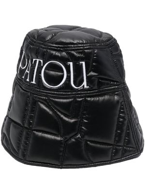 Patou logo-embroidered bucket hat - Black