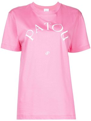Patou logo-print T-shirt - Pink