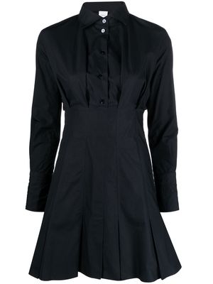 Patou long-sleeve minidress - Black