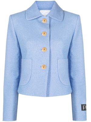 Patou long-sleeve tailored jacket - Blue