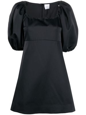 Patou off-shoulder puff sleeve mini dress - Black