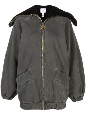 Patou oversized denim jacket - Grey