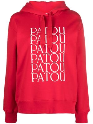 Patou Patou Patou cotton hoodie - Red