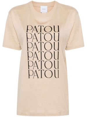 Patou Patou Patou cotton T-shirt - Neutrals