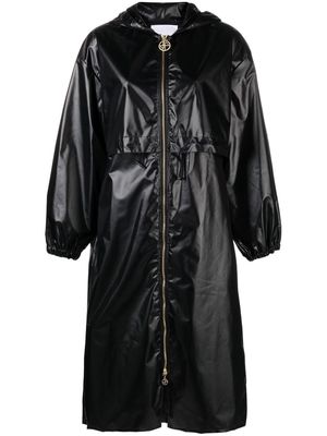 Patou Signature water-repellent raincoat - Black